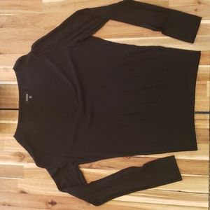 Womens Express Black V-Neck Sweater - M